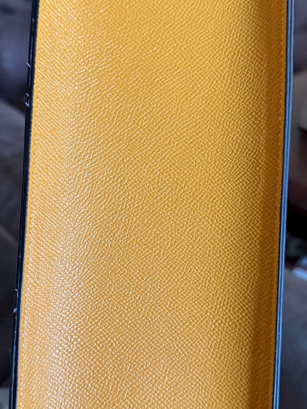 Aldo Yellow Structured Top-Handle Bag with Chain Accent - Picture 4 of 4
